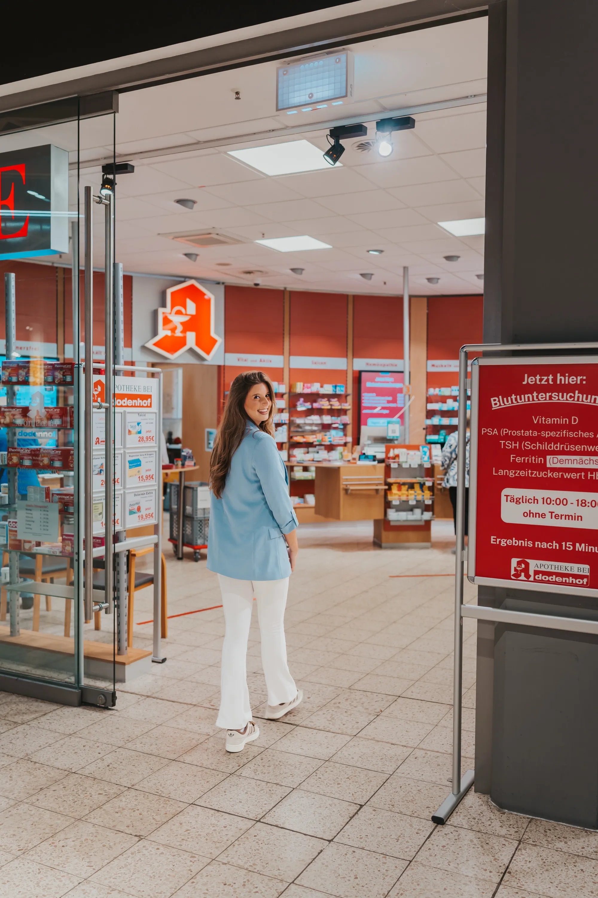 Beratung zum Testergebnis in der Apotheke bei Dodenhof